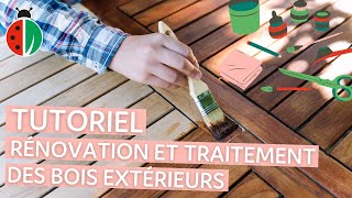 TUTORIEL  Rénovation et traitement des bois extérieurs [upl. by Adlee]