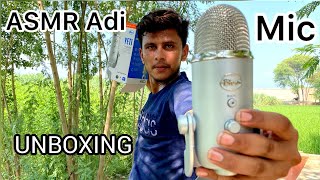 ASMR Unboxing Dream Mic Blue Yeti [upl. by Hisbe]