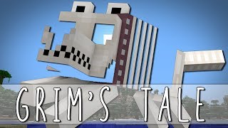 GRIMS TALE  How I Met Grim The Skeleton Dog  Minecraft [upl. by Pogah459]