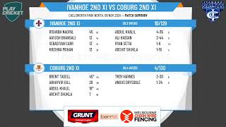 Ivanhoe 2nd XI v Coburg 2nd XI [upl. by Aicsila]