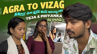 agra➡️vizag మా preparations అమ్మ hotel లోనే cooking చేసింది బాబోయ్😰🥶😂vizagtwinsofficial viral [upl. by Deerdre]