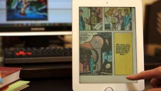 Read your cbr and cbz comics and mangas with YACReader for iOS 2013 v10 [upl. by Natehc]