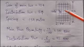 How to calculate quantity of steel bar in concrete civilengineering civilmcq [upl. by Haridan]