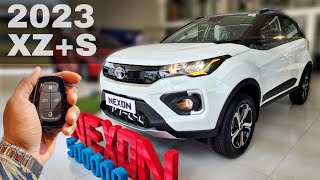 2023 Tata Nexon XZ Sunroof On Road Price List Mileage Features [upl. by Eninahs]