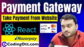 Razorpay Payment Gateway Integration ReactJs NextJs NodeJs Express in Hindi Webhook Payment [upl. by Llij]