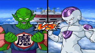 DBZ Budokai Tenkaichi 3  Demon King Piccolo VS Frieza Final Form COM VS COM [upl. by Edyth]