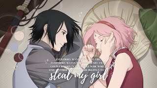 AMV SASUKE amp SAKURA  STEAL MY GIRL [upl. by Asli]