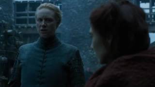 Game of Thrones S06E04  Brienne tells that she executed Stannis [upl. by Eedoj]