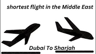 Shortest Flight In The Middle East Dubai to Sharjah microsoftflightsimulator [upl. by Annavas698]