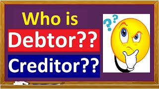 Who is Debtor and Creditor in Accountancy MalayalamAccountancy Basics [upl. by Mignon]