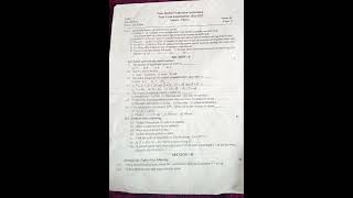 CLASS 11TH PHYSICS FIRST TERM PAPER 202223 50 MARKS PAPER [upl. by Favrot]