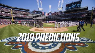 MLB  2019 Predictions [upl. by Notserk31]