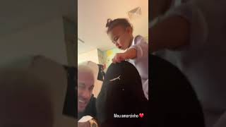 🚨VEJA Neymar posta novo vídeo com a filha Mavie e encanta a web [upl. by Mag]