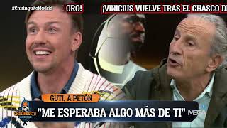 👀 Guti estalla por los cánticos contra Vinicius por el Balón de Oro [upl. by Comyns]