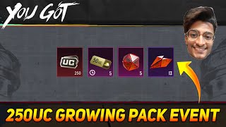 😍250UC BGMI GROWING PACK IS HERE  MYTHIC FORGE FIRST CRATE OPENING ​⁠ParasOfficialYT [upl. by Roseann577]