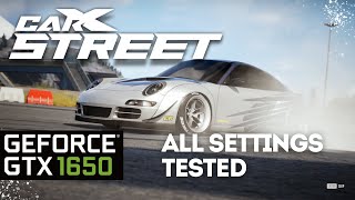 Car X Street on GTX 1650  All Settings Tested [upl. by Norred909]