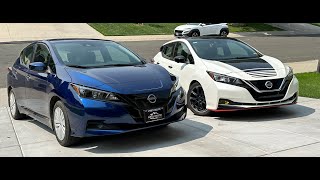 Has Nissan done anything with the Leaf in the last 7 years 2018 vs 2025 Nissan Leaf comparison [upl. by Calica901]