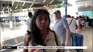 Cyclone Belal à Maurice  les vols ont pu reprendre [upl. by Artek571]