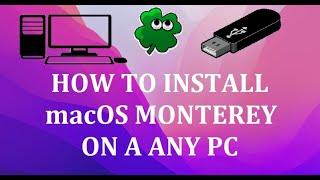 How to Install macOS Monterey on any Intel a PC Easy Way  Complete Hackintosh Installation Guide [upl. by Bahner]