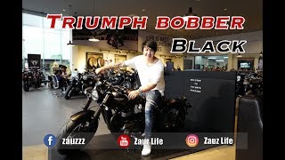 ZauZ Vlog EP 23 ตอน Triumph Bobber Black [upl. by Enyawd]