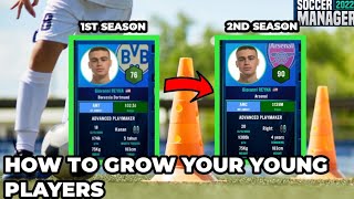 HOW TO GROW UP YOUR YOUNG PLAYER  SM22 [upl. by Barbie]