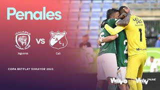 Jaguares vs Deportivo Cali penales  Copa BetPlay Dimayor 2023  Fase 3  Partido Vuelta [upl. by Eibrab81]