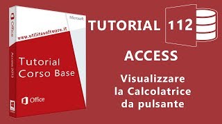 Access Visualizzare la calcolatrice da pulsante  Tutorial 112 [upl. by Aleira]