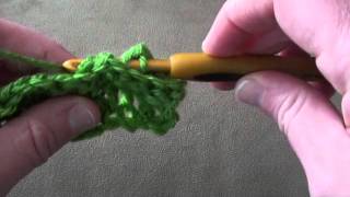 Back Post Double Crochet Stitch BPdc by Crochet Hooks You [upl. by Josler577]