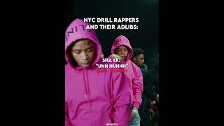 NYC Drill rappers adlibs🔥 [upl. by Tybald]