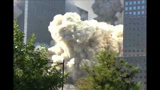 NIST FOIA 0942 R25  42A0121  G25D32 Video 1 WTC2 Debris 959amWTC1 104th Floor Fire [upl. by Atisusej]