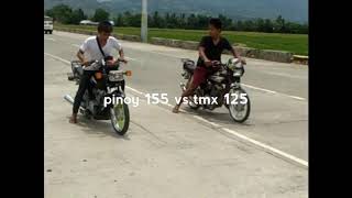 Pinoy 155 vs tmx 125 WIN PINOY 155 STOCK [upl. by Blount]