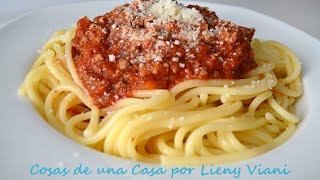 Como hacer la Salsa Boloñesa o Bolognese de la Abuela [upl. by Anilad773]