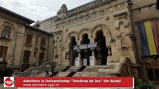 Sesiune de admitere la Universitatea quotDunărea de Josquot din Galaţi [upl. by Hazlip]