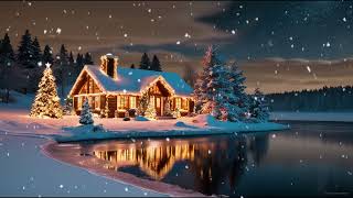 Christmas Cabin In The SnowChristmas MusicCalmingStudyRelaxInstrumental HolidayUntitled video [upl. by Fleda]