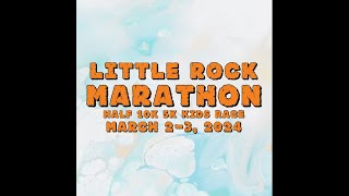 2024 Little Rock Marathon amp Half Marathon [upl. by Collette816]