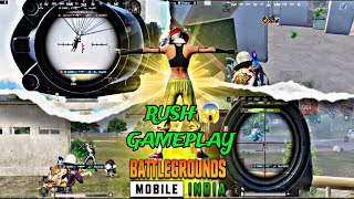 MY NEW RUSH  GAMEPLAY GOD LEVEL M24 1V8 CONQUEROR LOBBY 😱 MY SMART PHONE📱 REDMIK50 bgmi [upl. by Justis187]