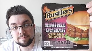 Rustlers Double Decker Burger Review [upl. by Nilak67]