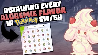 HOW EASILY CAN YOU GET EVERY ALCREMIE FLAVOR IN POKEMON SWORDSHIELD [upl. by Gaudet]