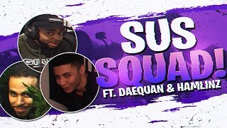 YOUR FAVORITE SQUAD RETURNS HILARIOUS GAME Ft DAEQUAN amp HAMLINZ Fortnite BR Full Match [upl. by Sheaff]