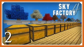 Sky Factory 4  Hopping Bonsai amp Saplings  E02 Sky Factory 4 SMP Skyblock 1122 [upl. by Atnod230]