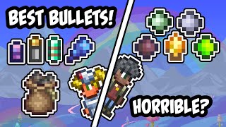 Terraria Complete Bullets Guide Best and Worst Bullets in Terraria 14 [upl. by Berghoff]