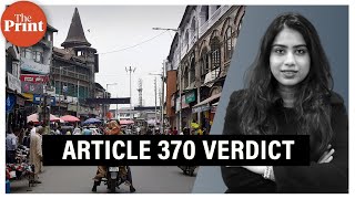 SC to deliver verdict on Article 370 A recap of abrogation amp arguments made in favour against [upl. by Eirual896]