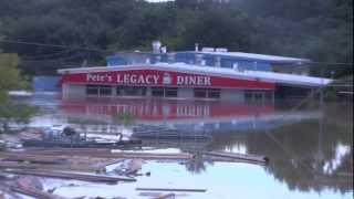 Flooding In Vestal and Binghamton New York 2011 Footage [upl. by O'Dell]