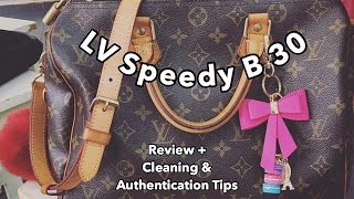 Louis Vuitton Vachetta Stain Removal amp Bandoulier 30 Authentication Tips [upl. by Adlih]