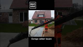 Doppelgarage aus Porenbeton selber bauen garage diy beton ogasgarage selberbauen flachdach [upl. by Thoma]