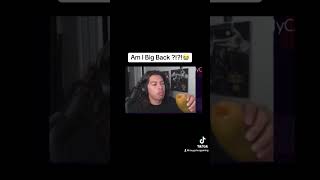 Am I big back chat 😭😭 cravings food shorts gaming [upl. by Euqitsym]