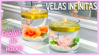 Como hacer Velas Infinitas que nunca se apagan  Manualidades Fáciles  DIY [upl. by Animar]