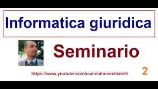 Informatica giuridica  seminario di approfondimento su CAD e trasparenza  parte 2 di 2 [upl. by Netsrijk94]