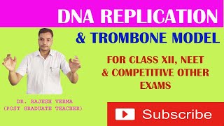 DNA REPLICATION TROMBONE MODEL with QUIZ I PART FOR XII 2ND FOR NEET OTHER COMPETITIVE EXAMS [upl. by Acirfa]