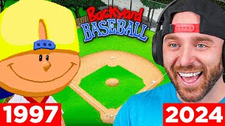 I Played Backyard Baseball 27 Years Later And It Was Amazing [upl. by Kennan969]